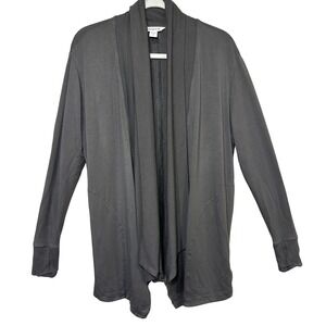 Athleta Women's Cardigan Open Front Green Gray Tencel Blend Size Small